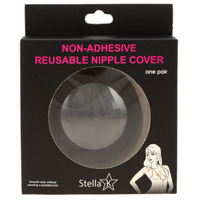 Non-adhesive reusable nipple cover
