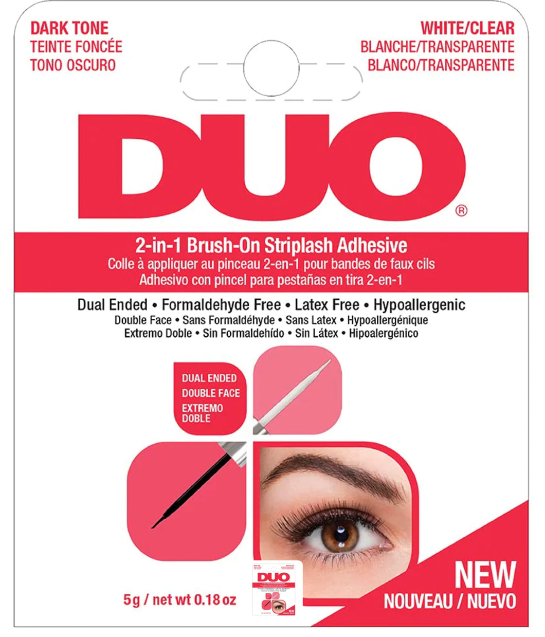 Duo lash adhesive