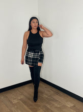 Load image into Gallery viewer, Check on me plaid skirt
